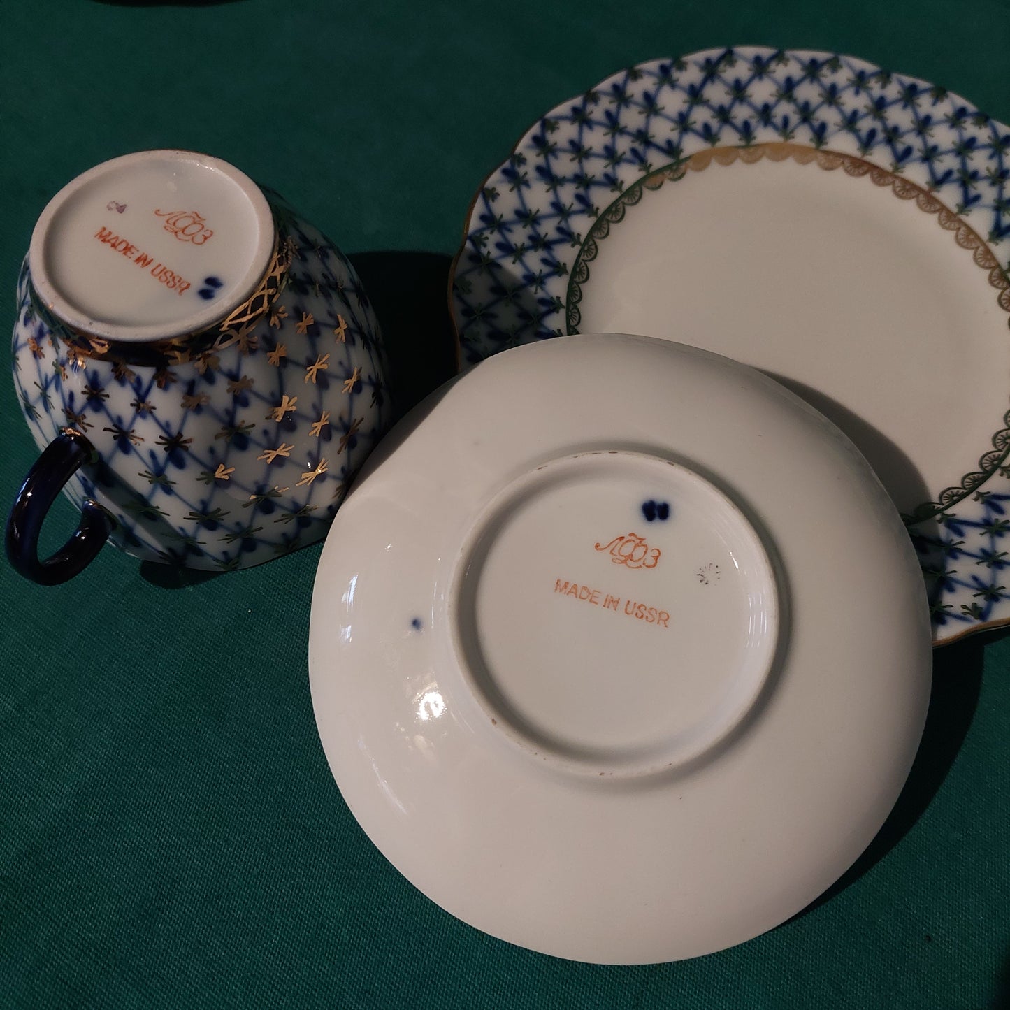 Set Da The Porcellana Lomonosov Imperial