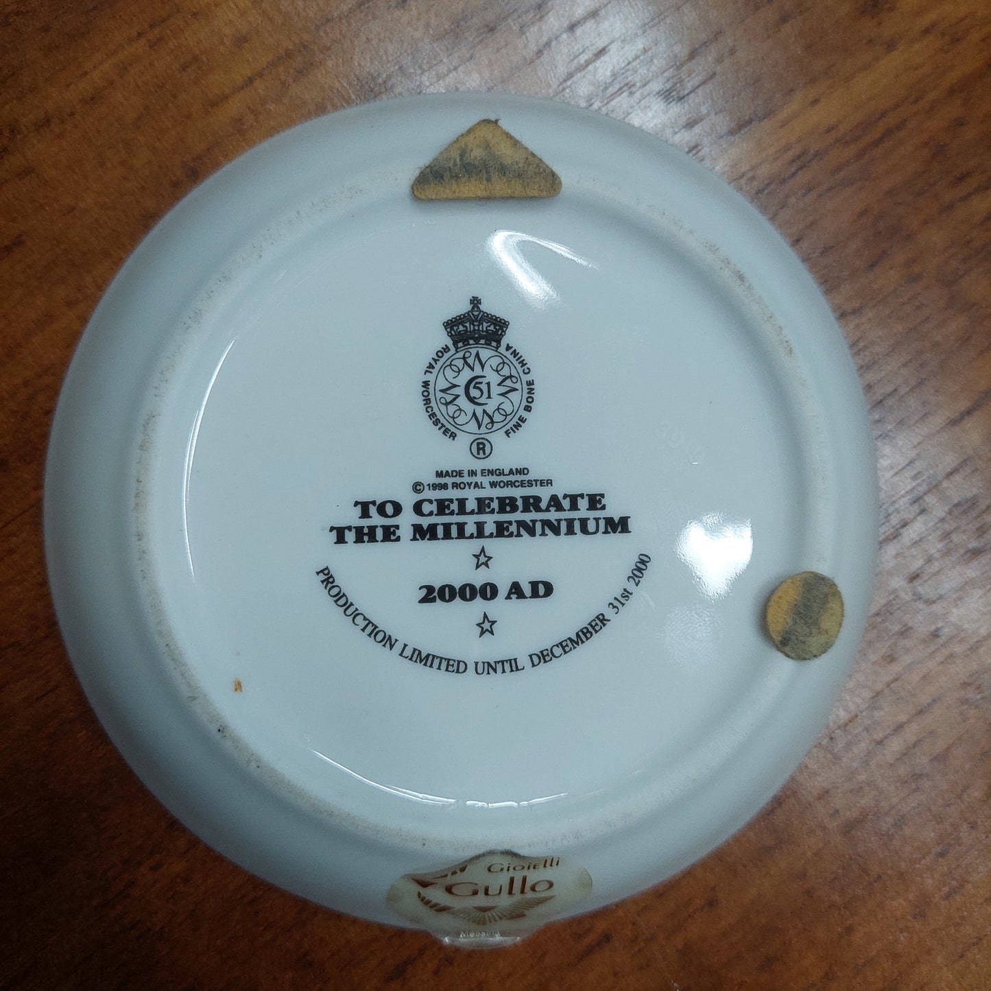 Ciotolina Porcellana Royal Worcester Fine Bone China 2000 Ad