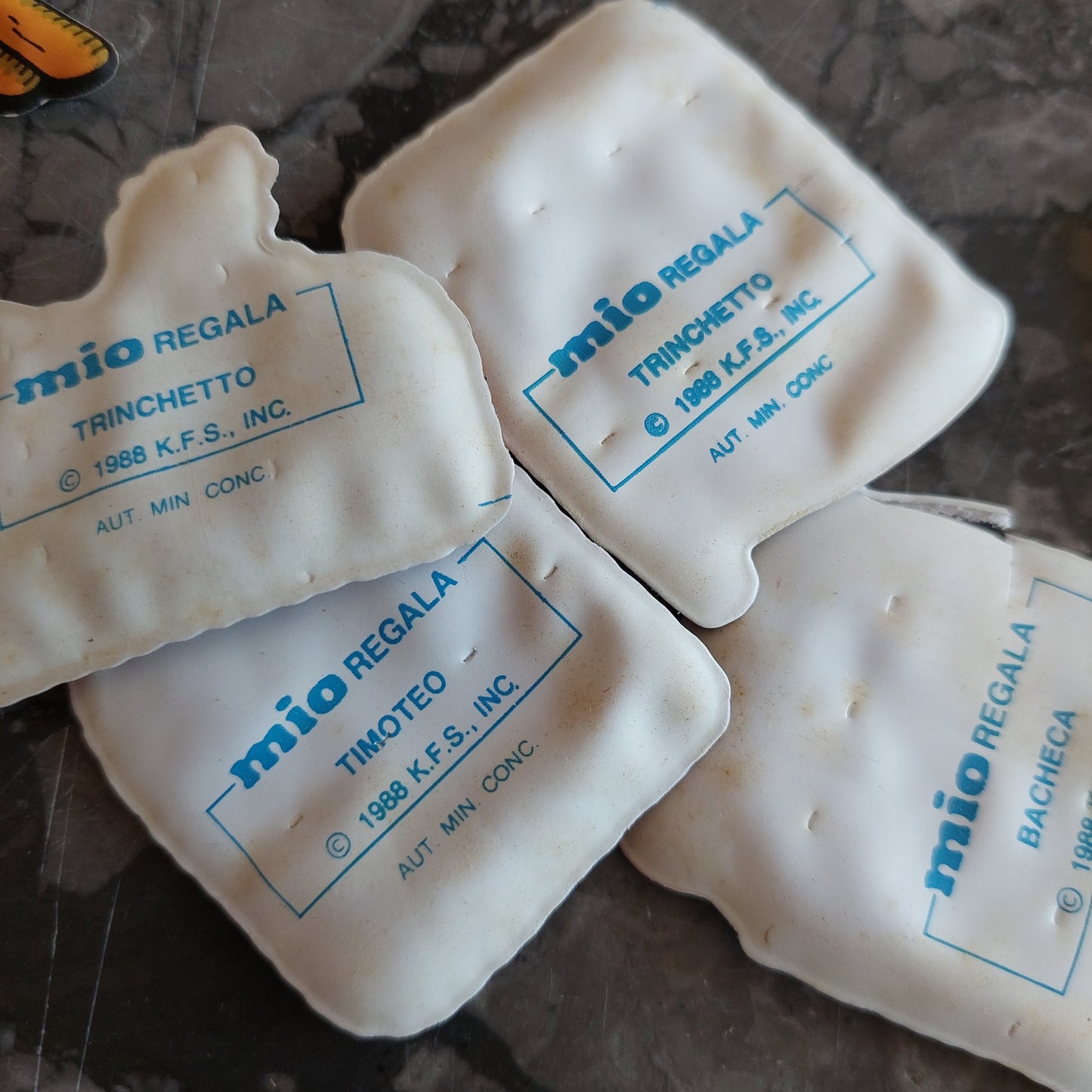 Set/9 Figurine Plasteco Formaggino Mio Collez. Braccio di Ferro