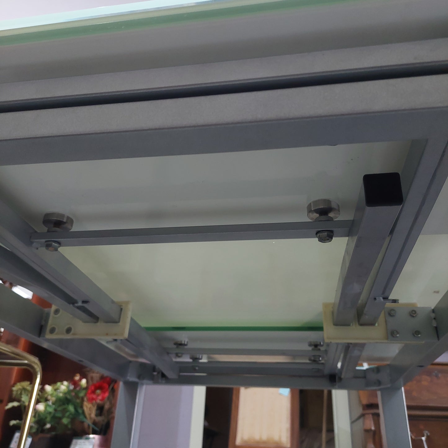 Tavolo Metallo/vetro Temperato