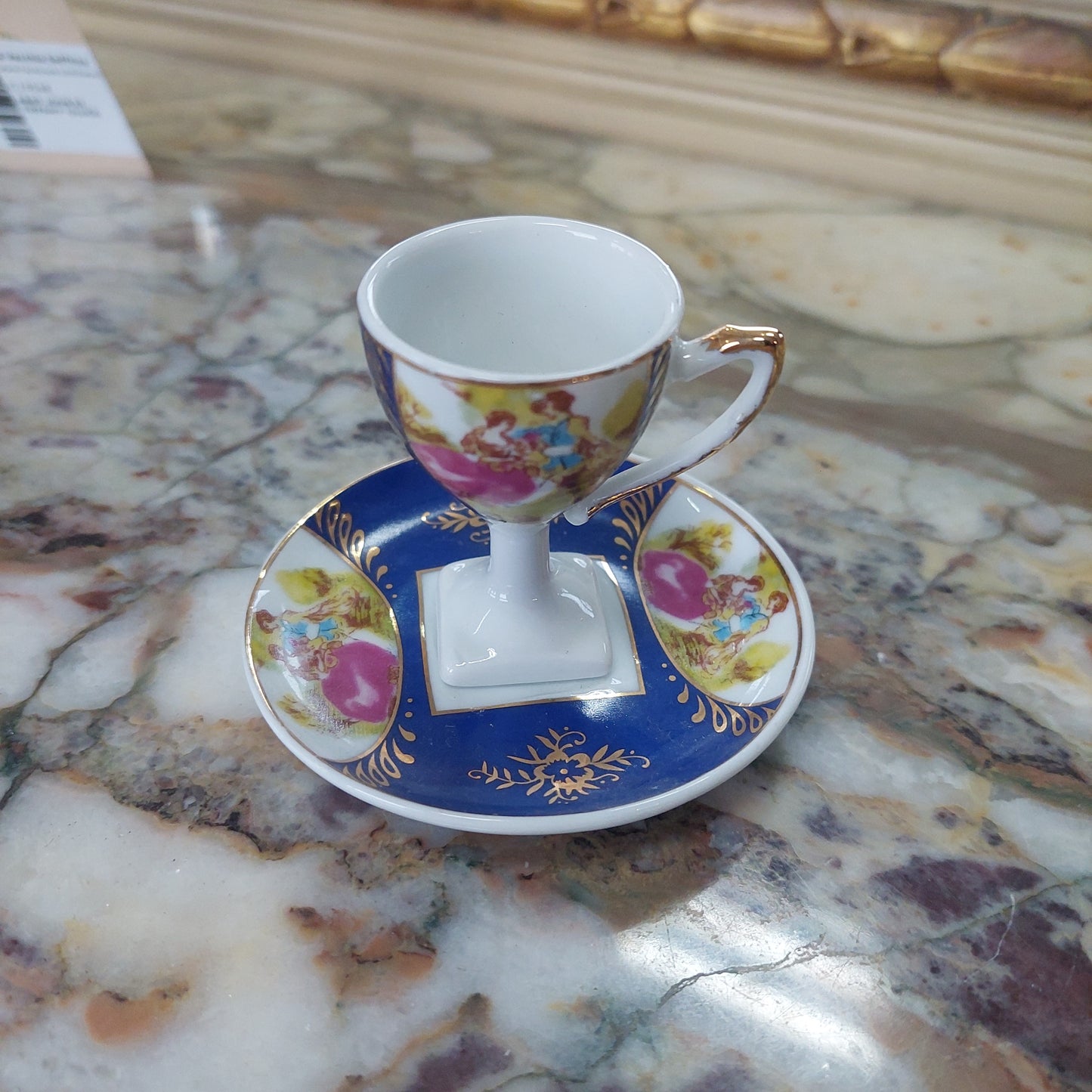 Set/3 Mini Tazzine Caffè Da Collezione