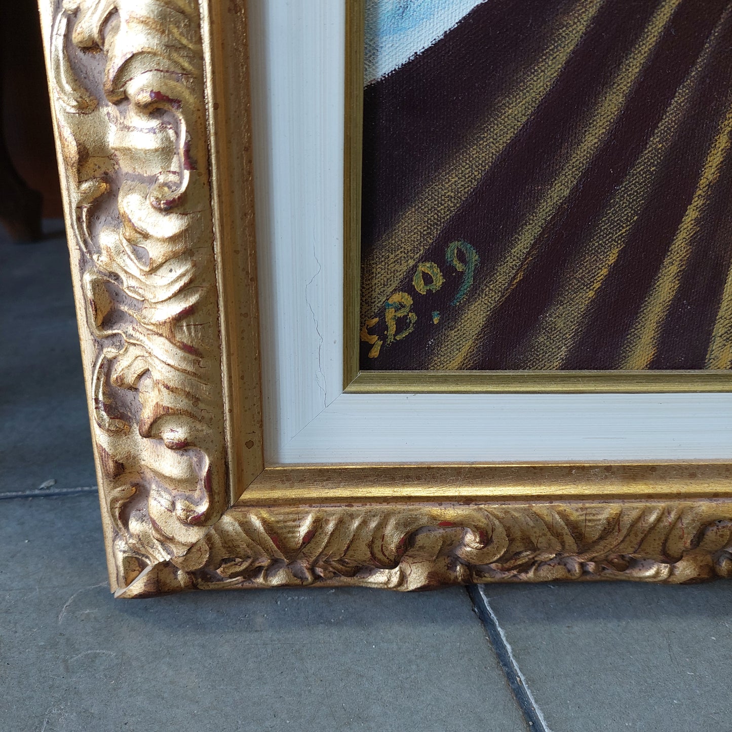 Quadro Copia D'autore "pescatrice" Di Giuseppe Migneco