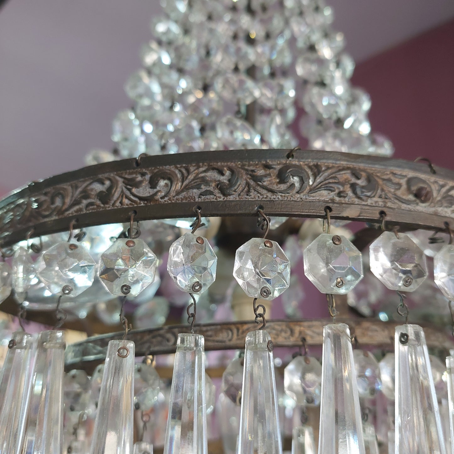 Lampadario Stile Impero 4/luci