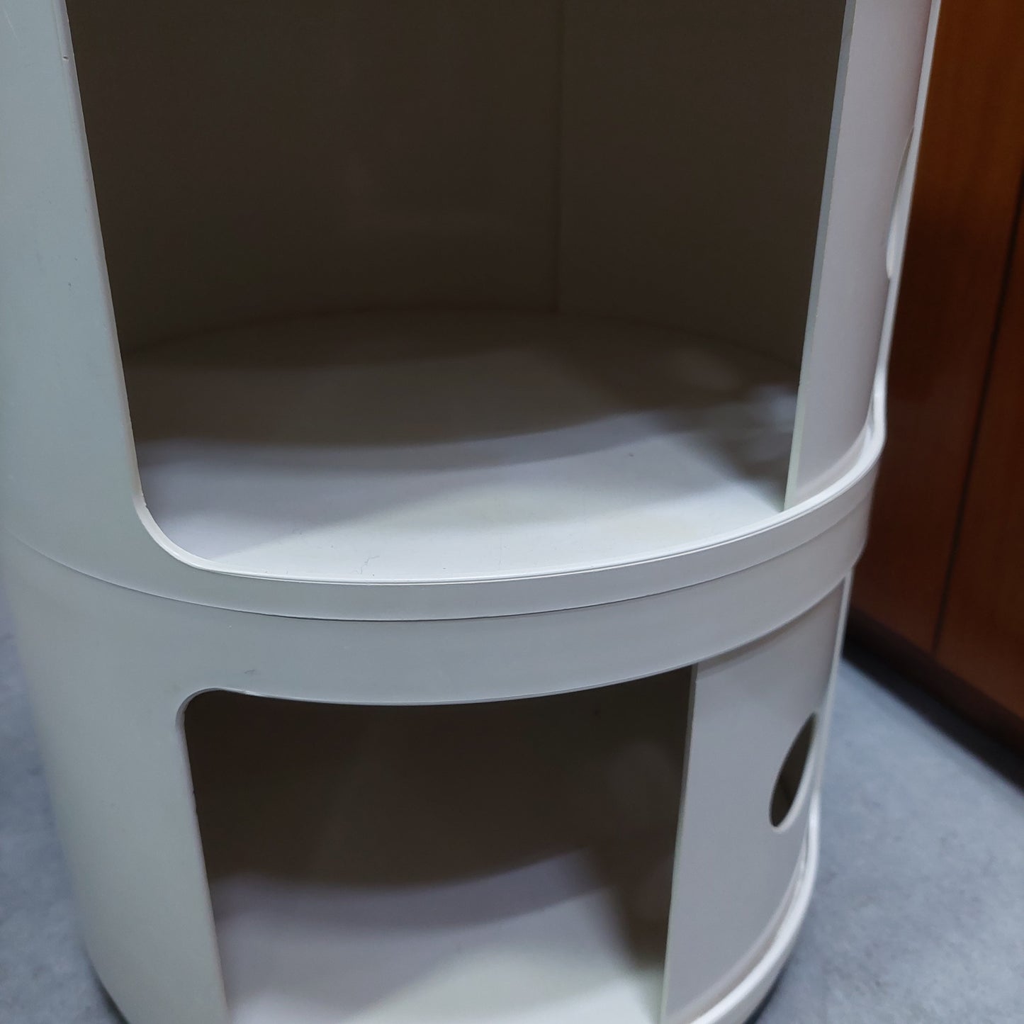 Comodino Kartell Design Anna Castelli Anni '60 D32x40h