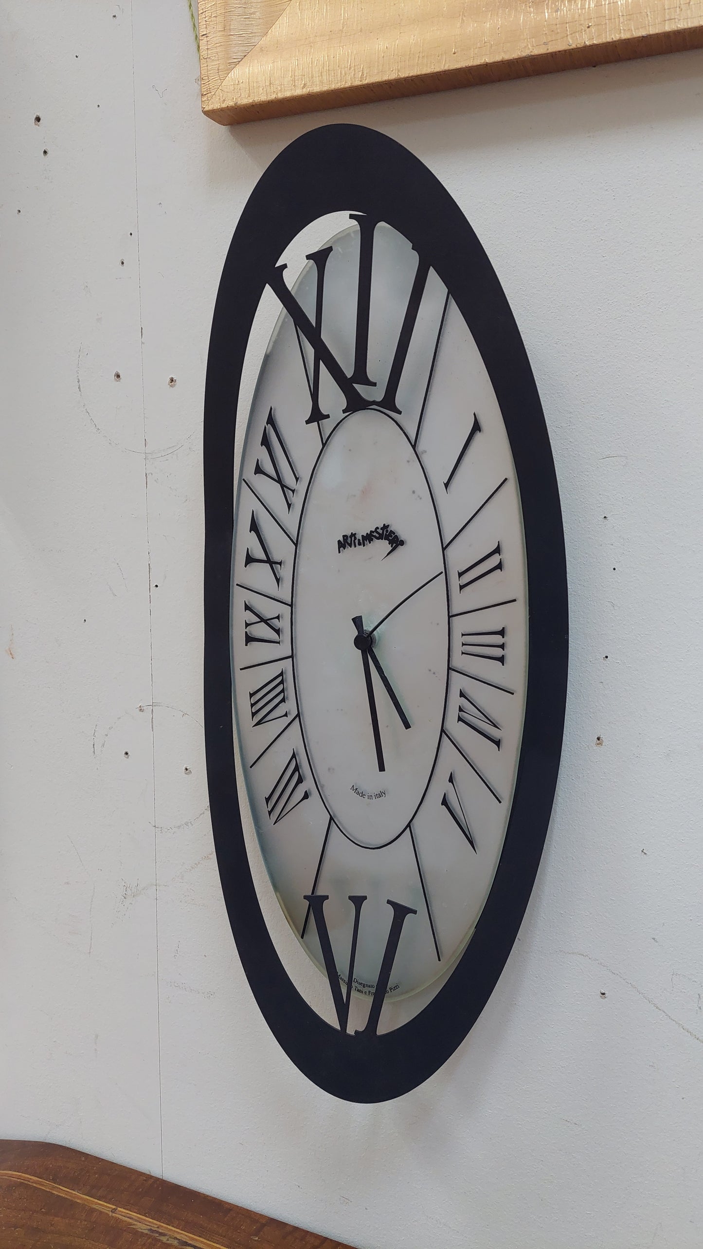 Orologio* Da Parete Metallo Nero Arti E Mestieri