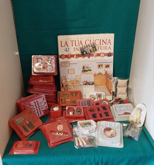 Set/ 45 Pcs "la Tua Cucina In Miniatura"