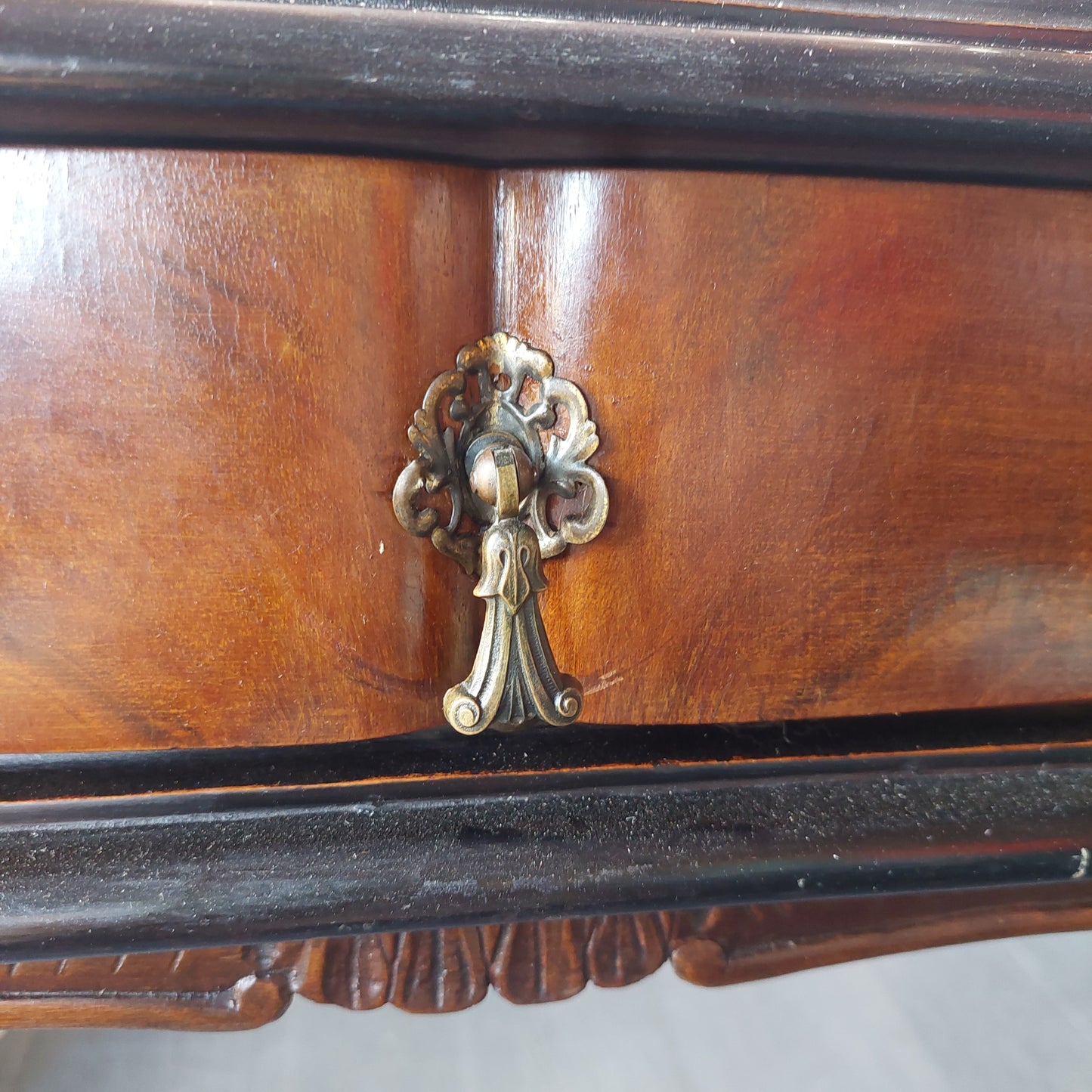Consolle Legno 3 Cassetti St. Chippendale Cm122x38x73h