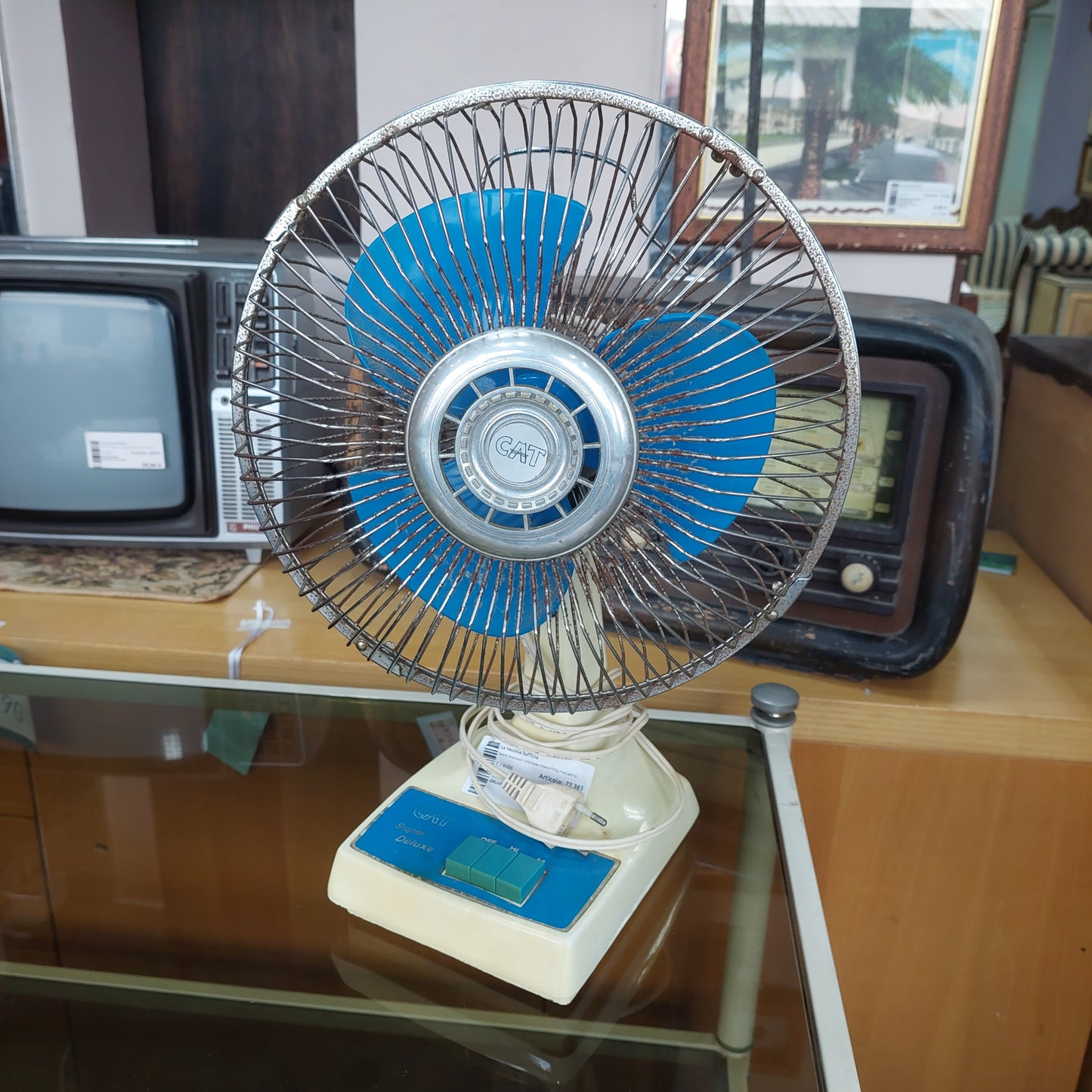 Ventilatore Da Tavolo Cat Super Deluxe Vintage