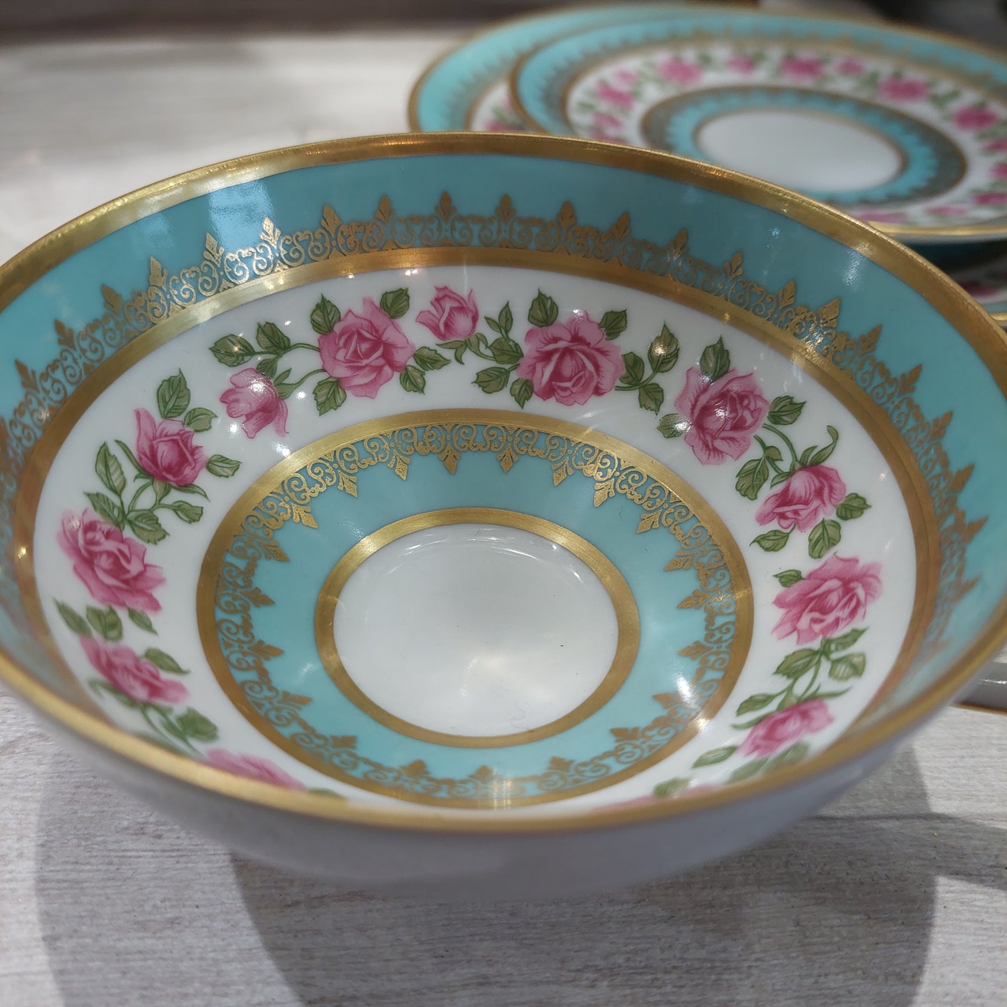 Tazza The Da Collezione Porcellana Vieux Paris