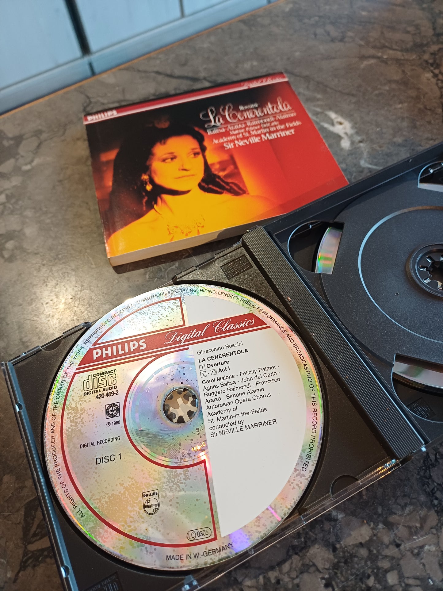 Cd/la Cenerentola - Rossini (3dischi+libretto)