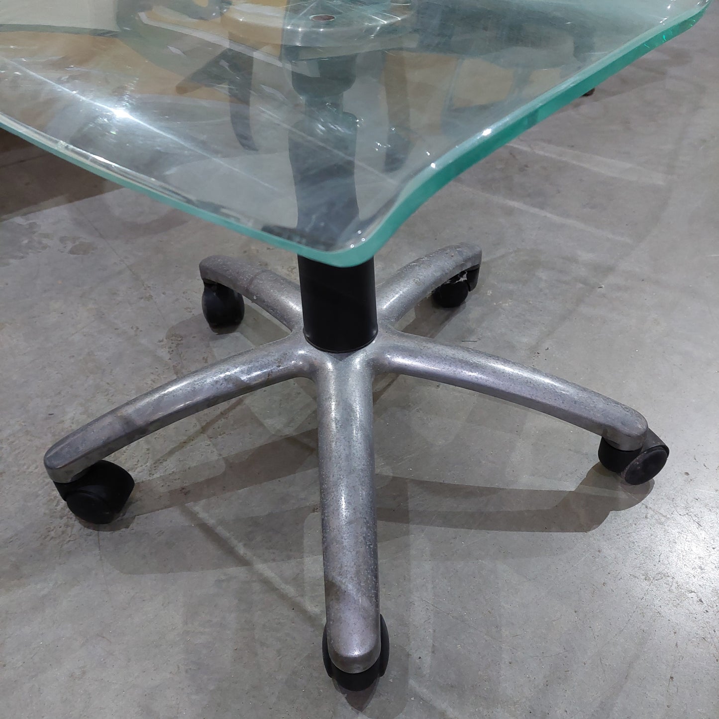 Sedia Girevole Plexiglass Vintage