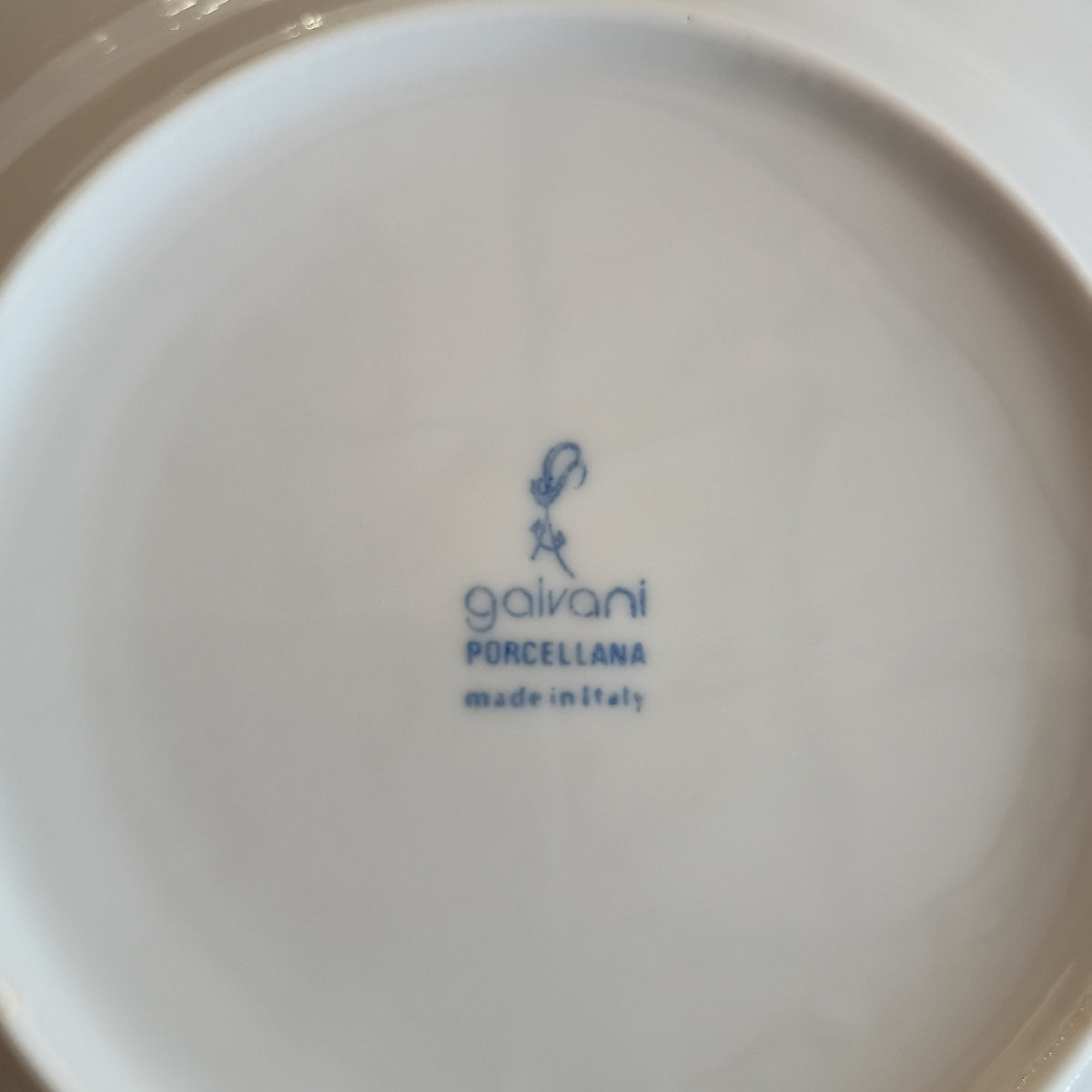Set/12 Piatti Porcellana Bianca Galvani (5piani/5fondi/2ovali)
