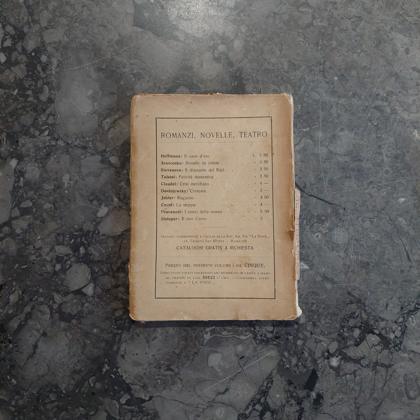 L/novelle Rusticane - G. Verga (antico)