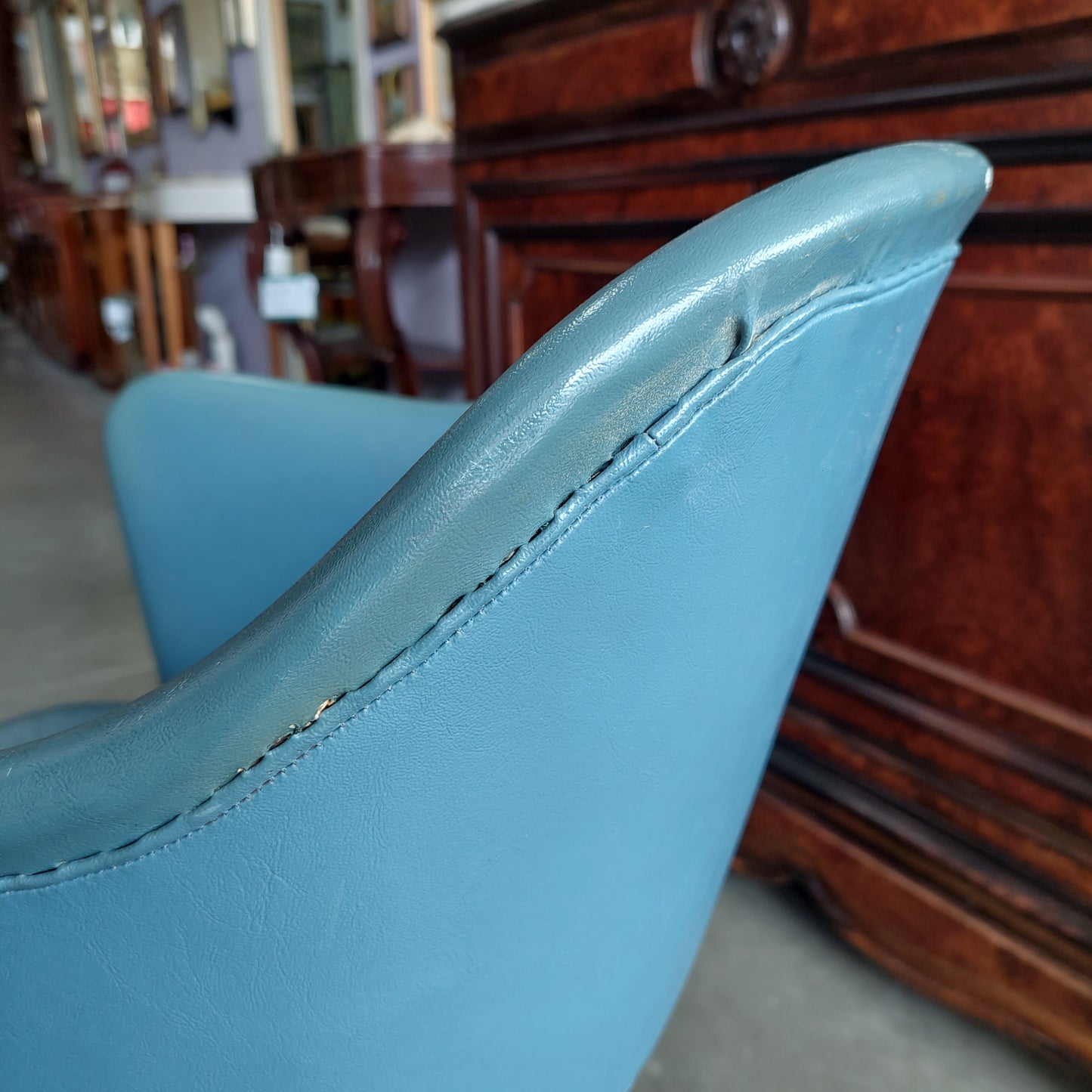Poltroncina Vintage Blu Anni 60