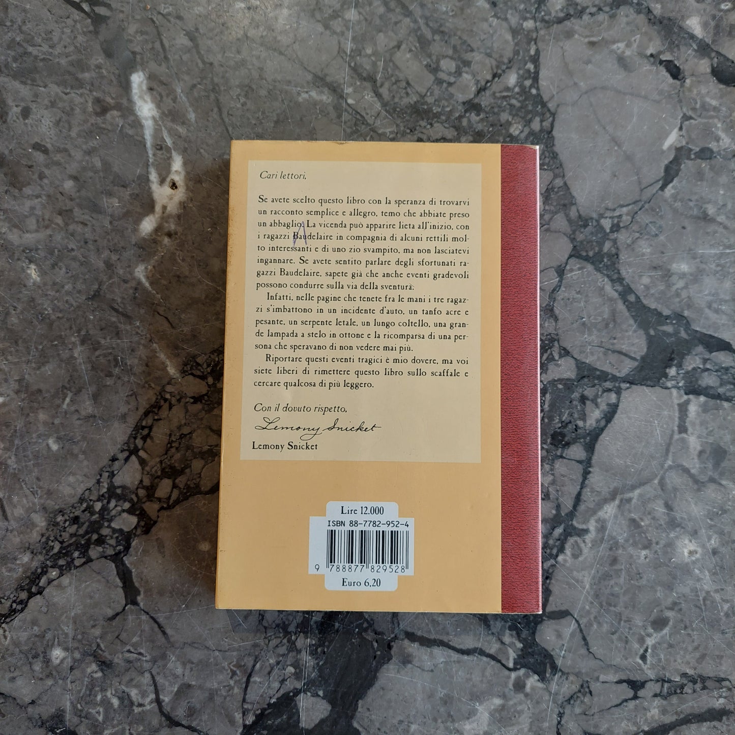 L/la Stanza Delle Serpi - Lemony Snicket