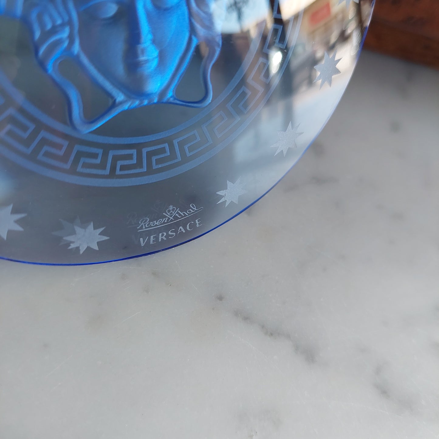 Decoro Cristallo Rosenthal "medusa" By Versace D9,5