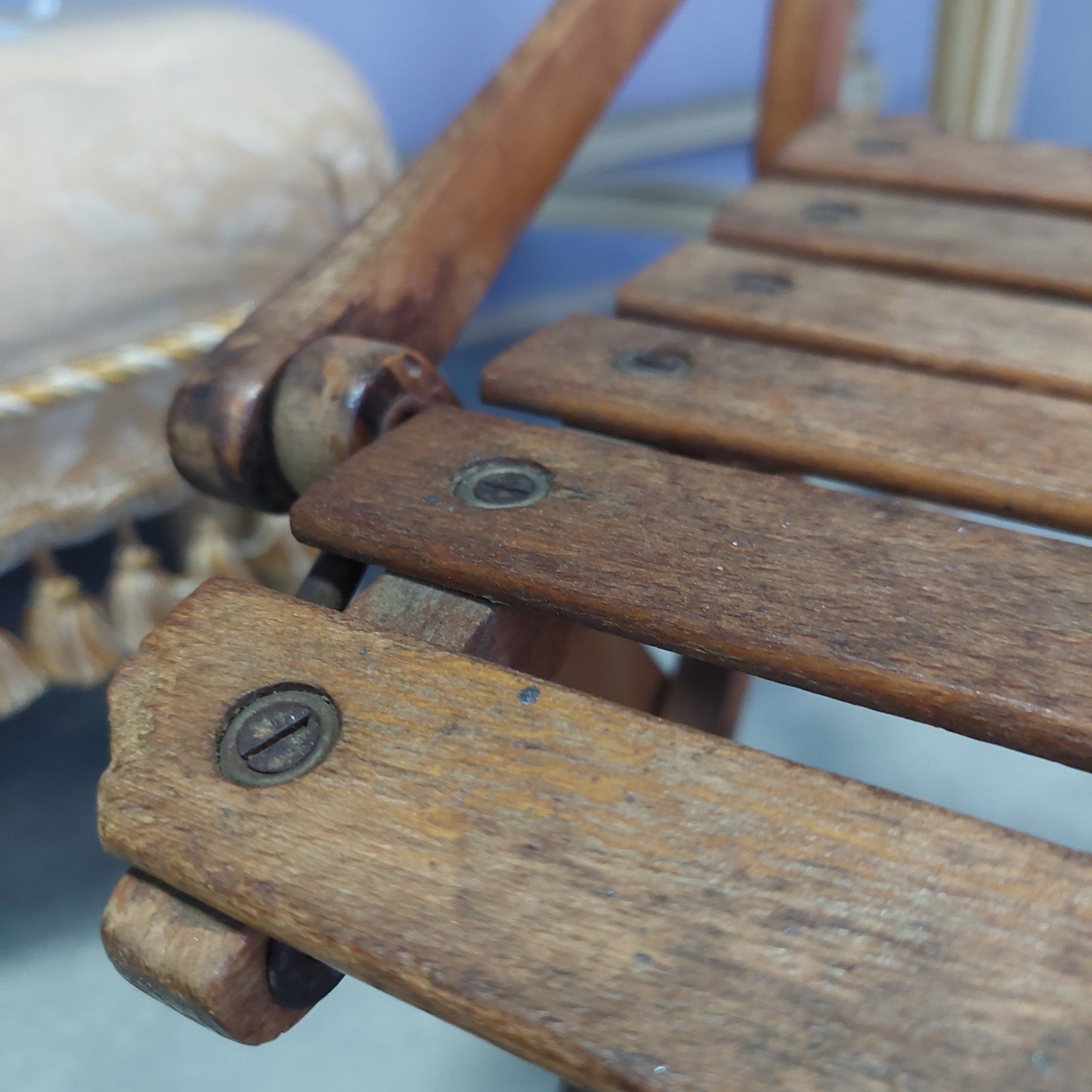 Sediolina Bimbi Legno* Pieghevole Vintage