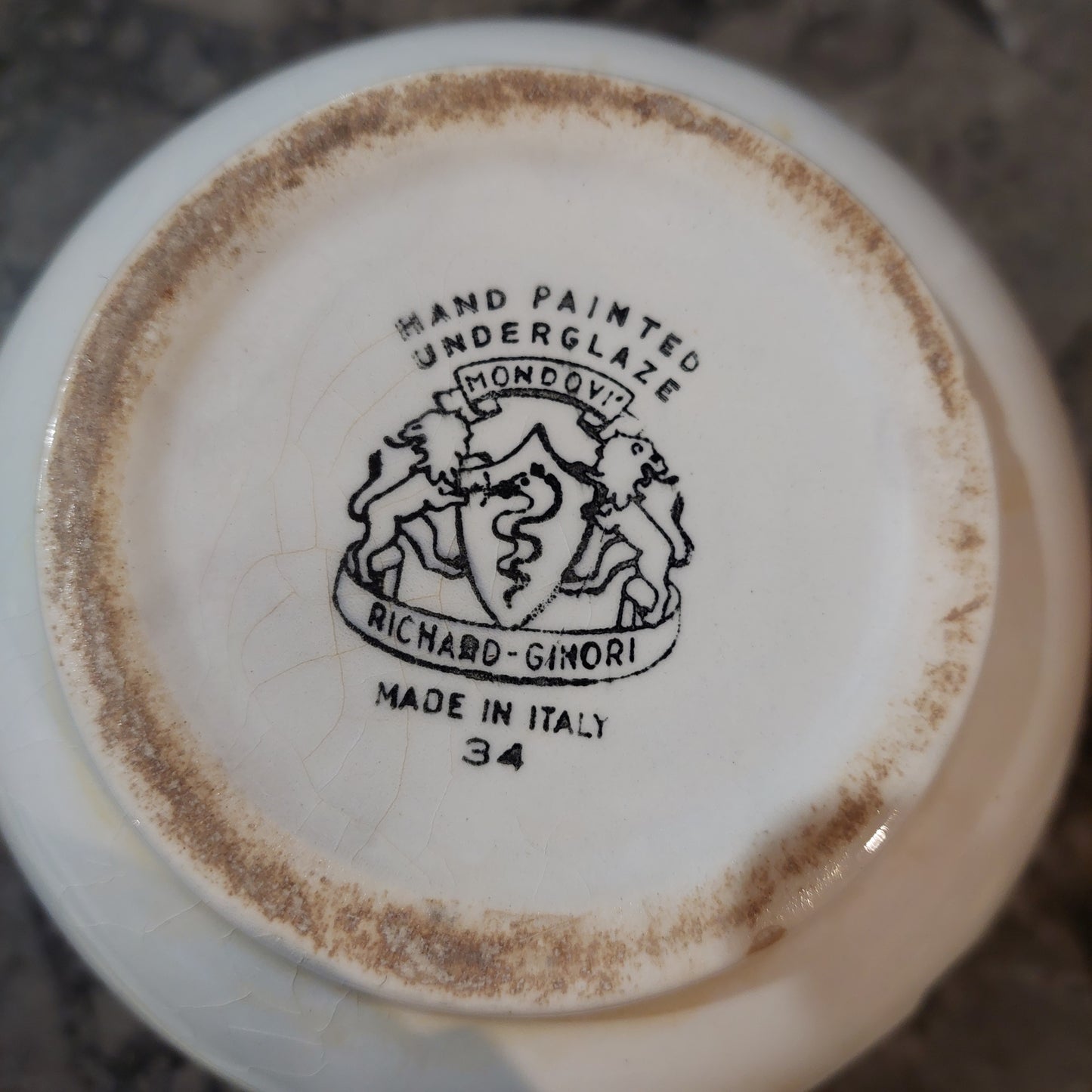 Caraffa* Ceramica Richard Ginori Mondovì '50