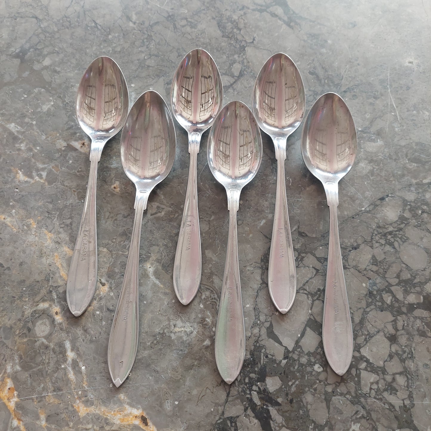 Set/6 Cucchiai La Cabana Vintage