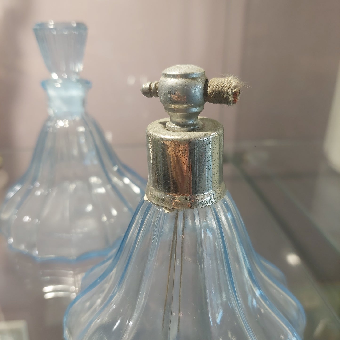 Set/nebulizzatore E Porta Profumo Vetro* Art Decò