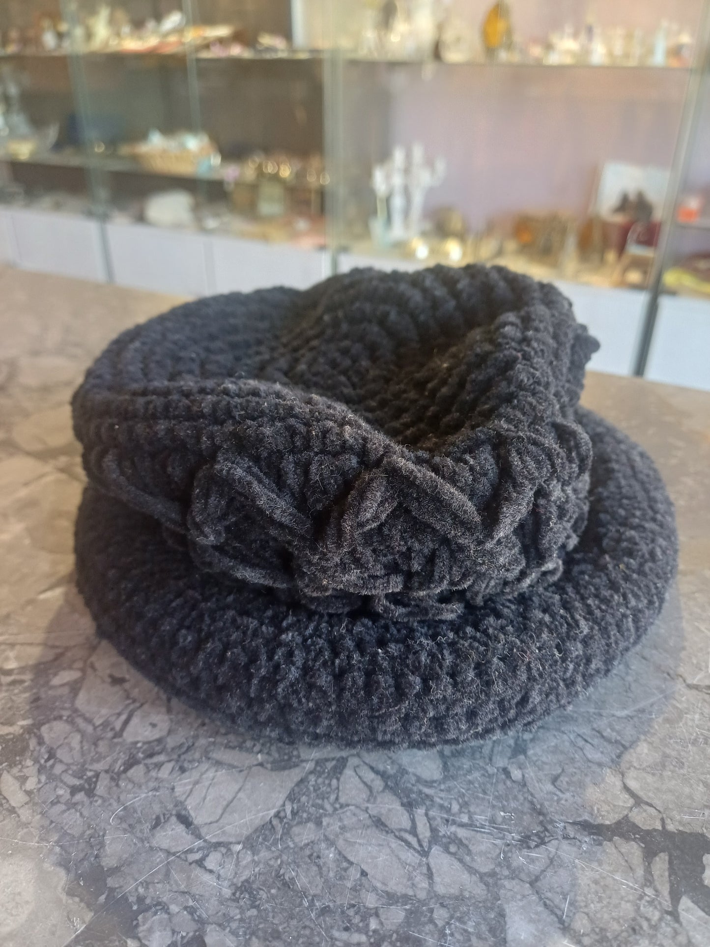 Cappello Lana Nero Vintage