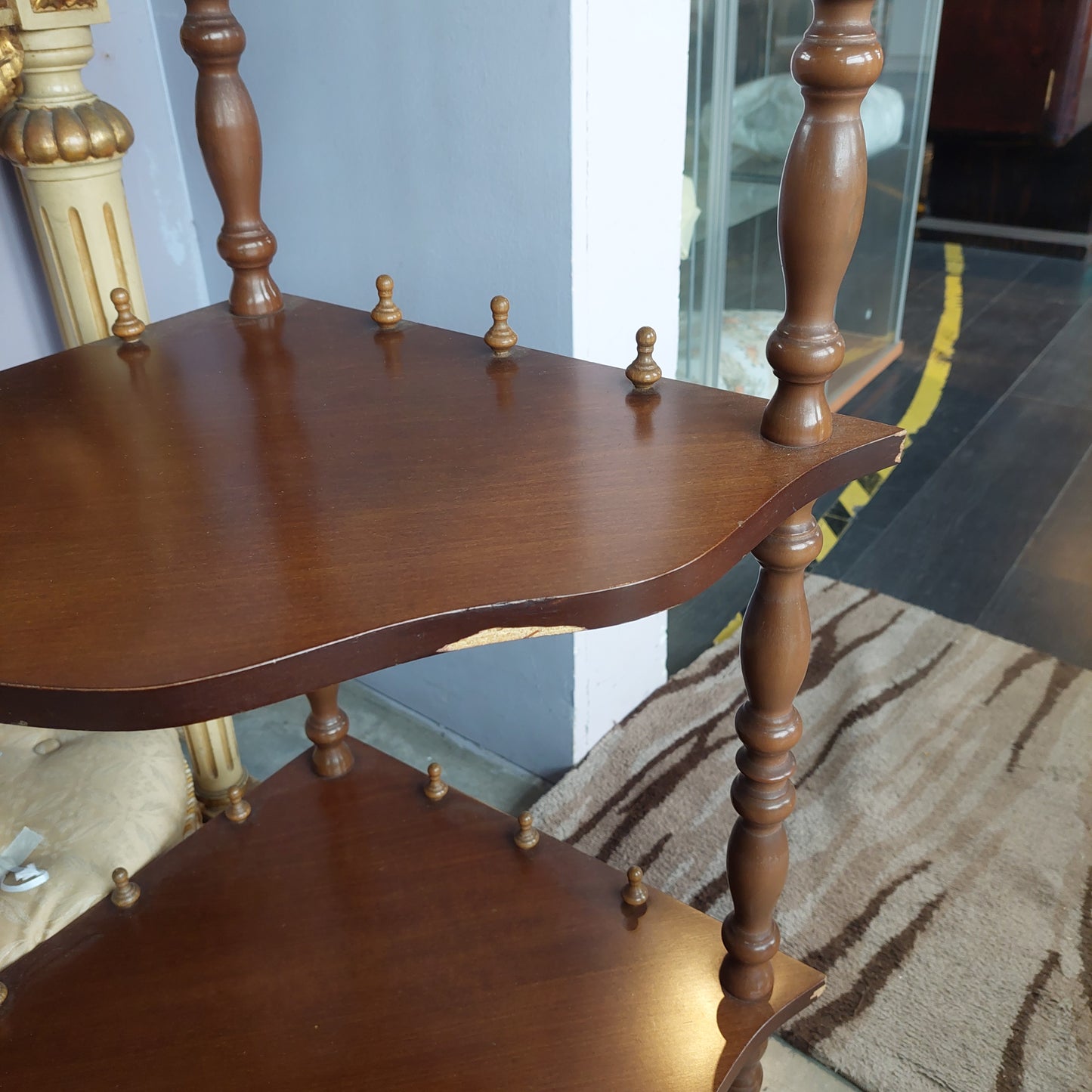 Angoliera Legno 5/ripiani