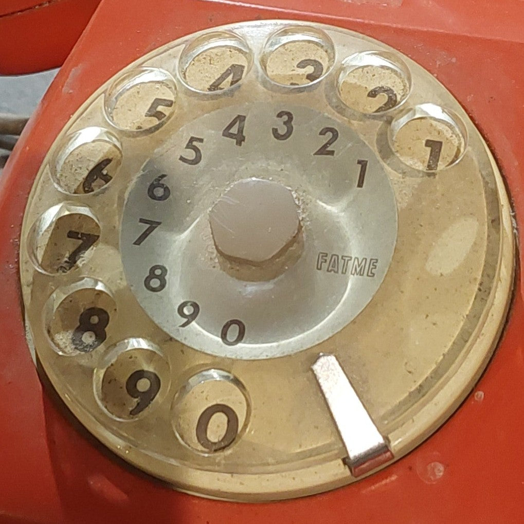 Telefono A Disco Sip Vintage Arancione *