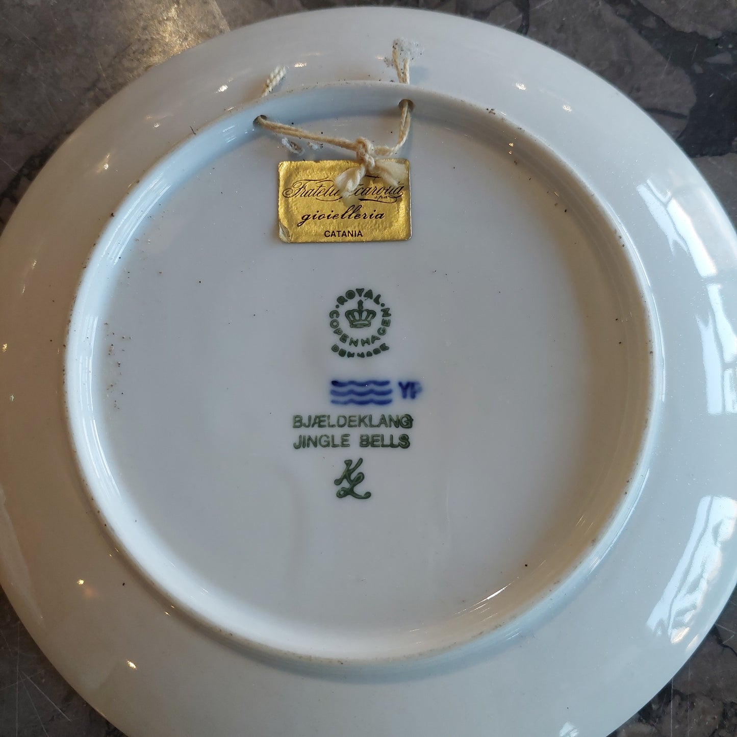 Piatto Natale 1984 Porcellana Royal Copenhagen