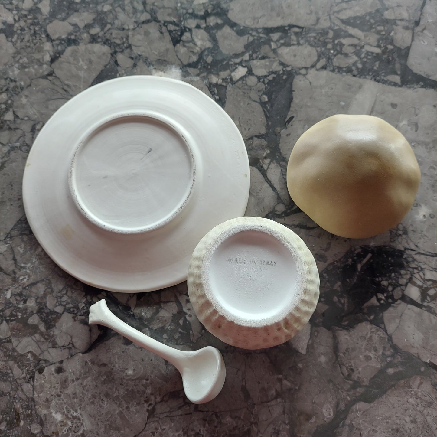 Formaggiera Fungo Porcino Ceramica Made In Italy