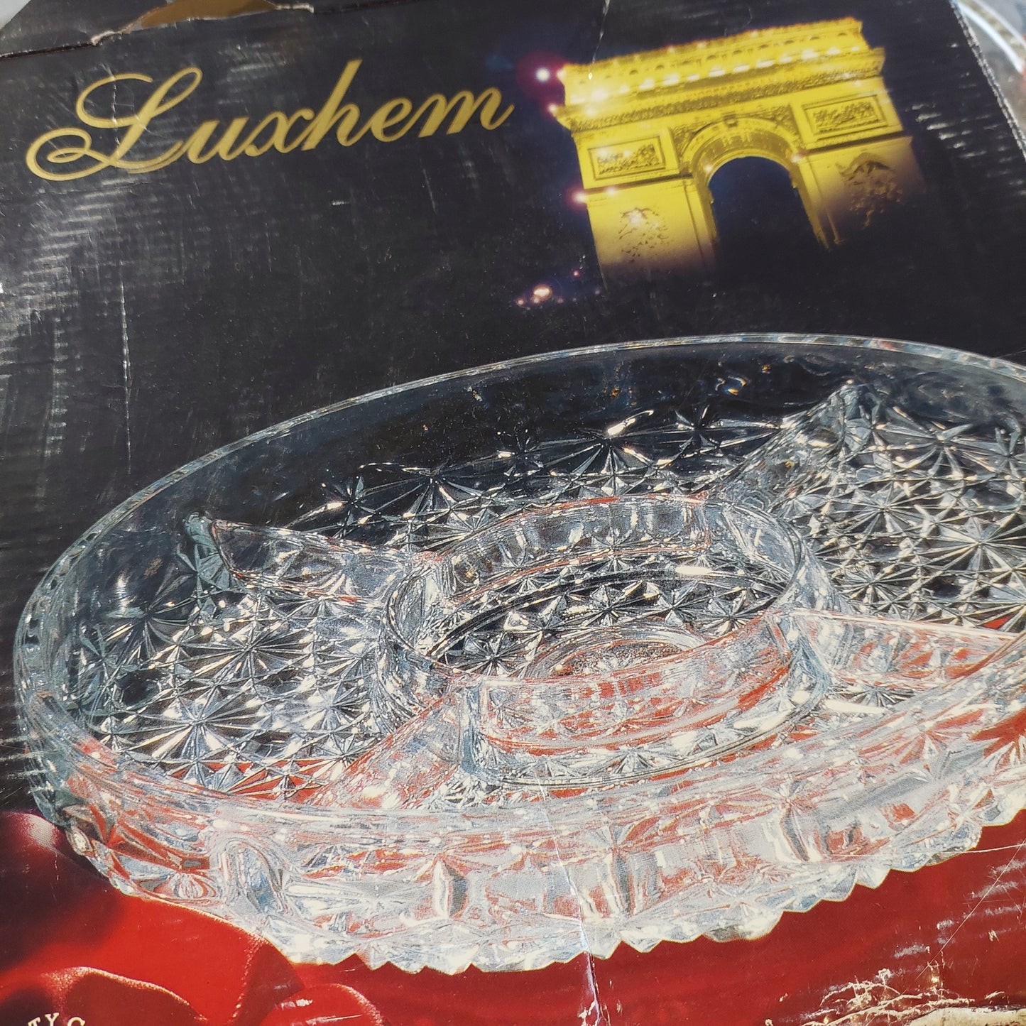 Antipastiera Vetro Francese Luxhem D25cm