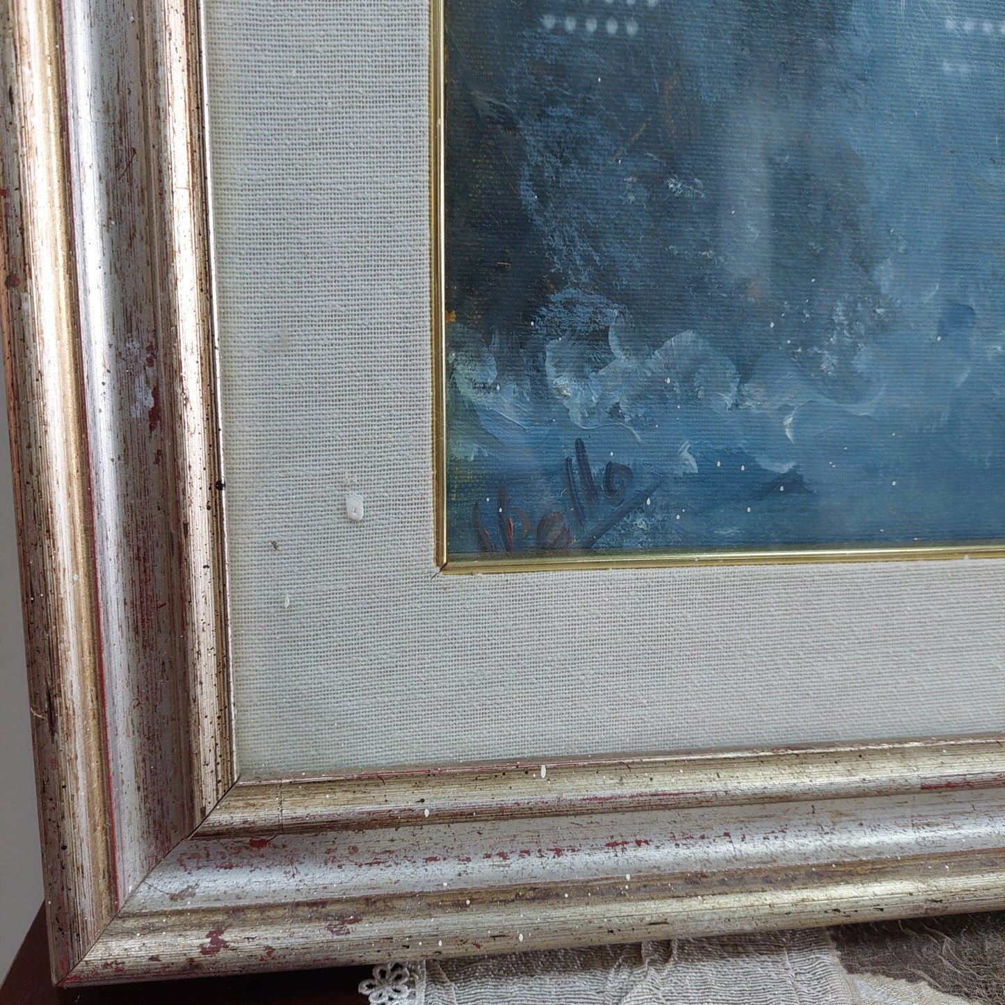 Quadro Paesaggio Donna Al Mare