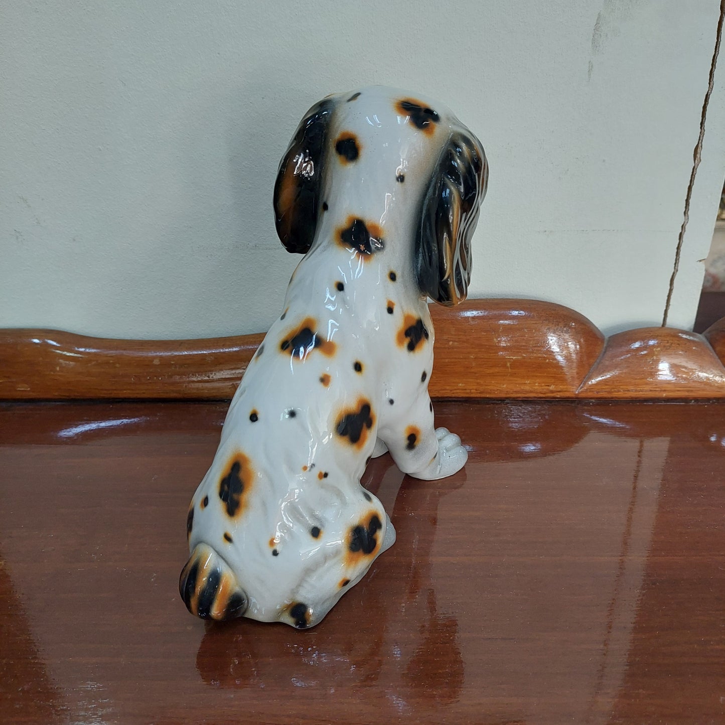 Statuina Cane Porcellana Made In Italy Vintage