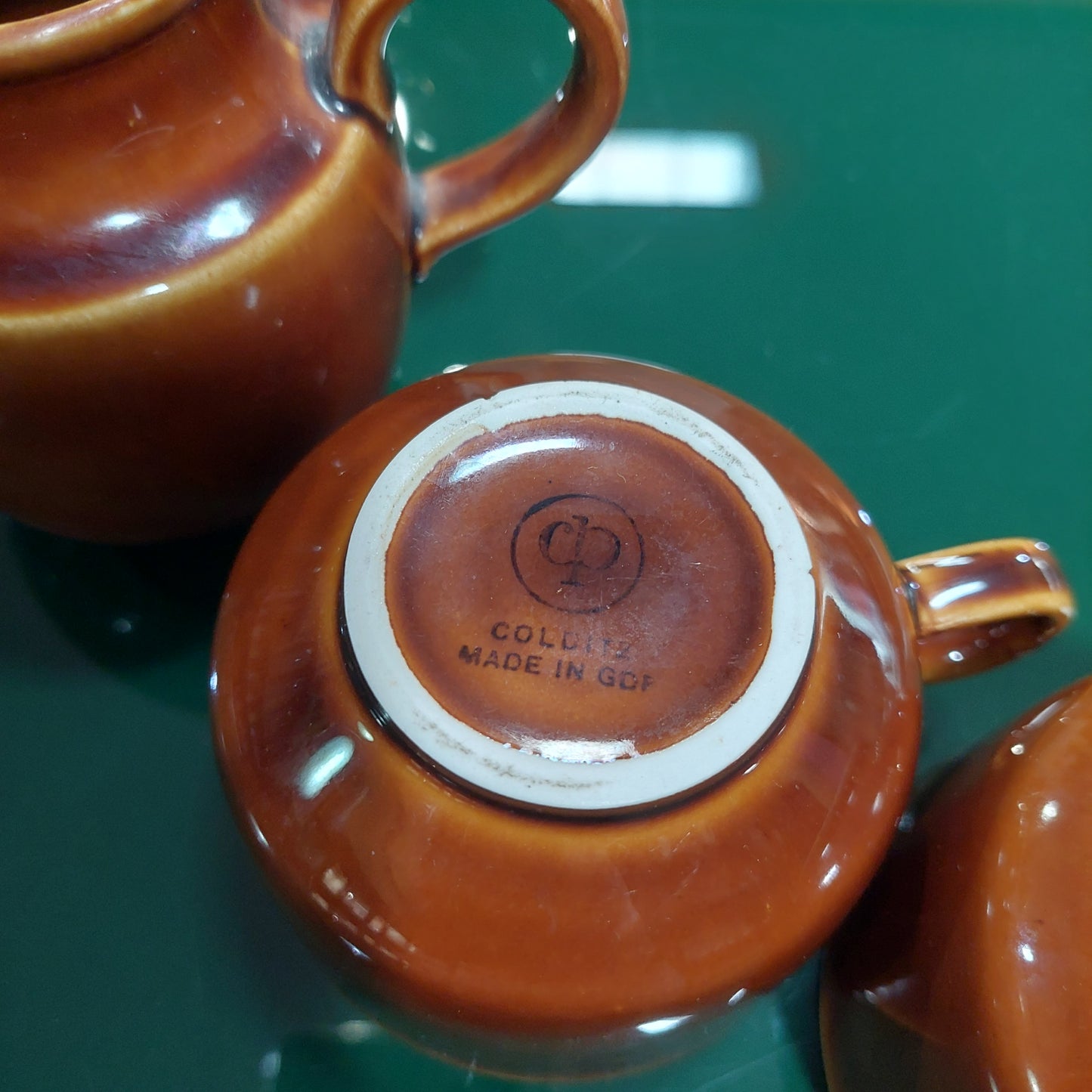 Tete A Tete 3 Pz Ceram* Vintage Colditz Made In Gdr
