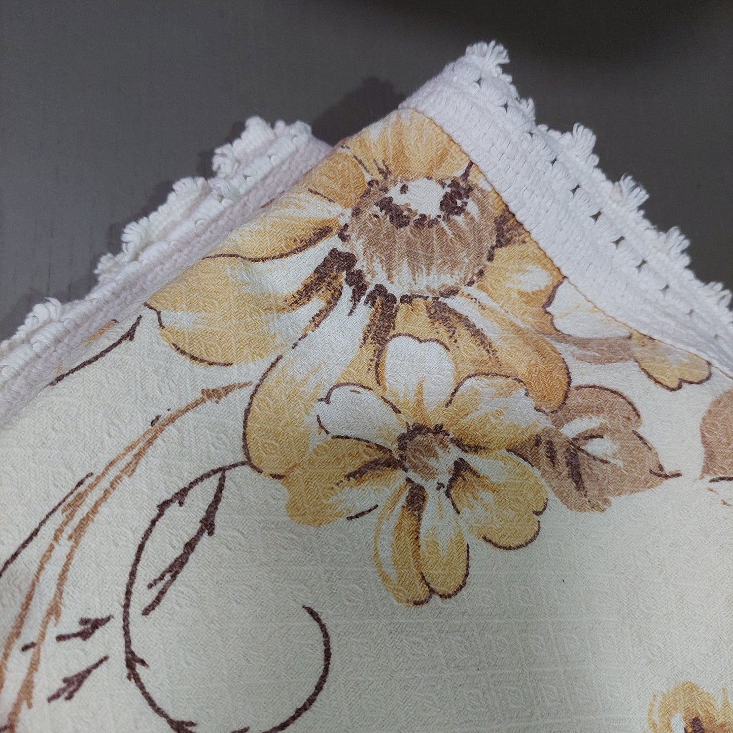 Copriletto Singolo Decoro Fiori