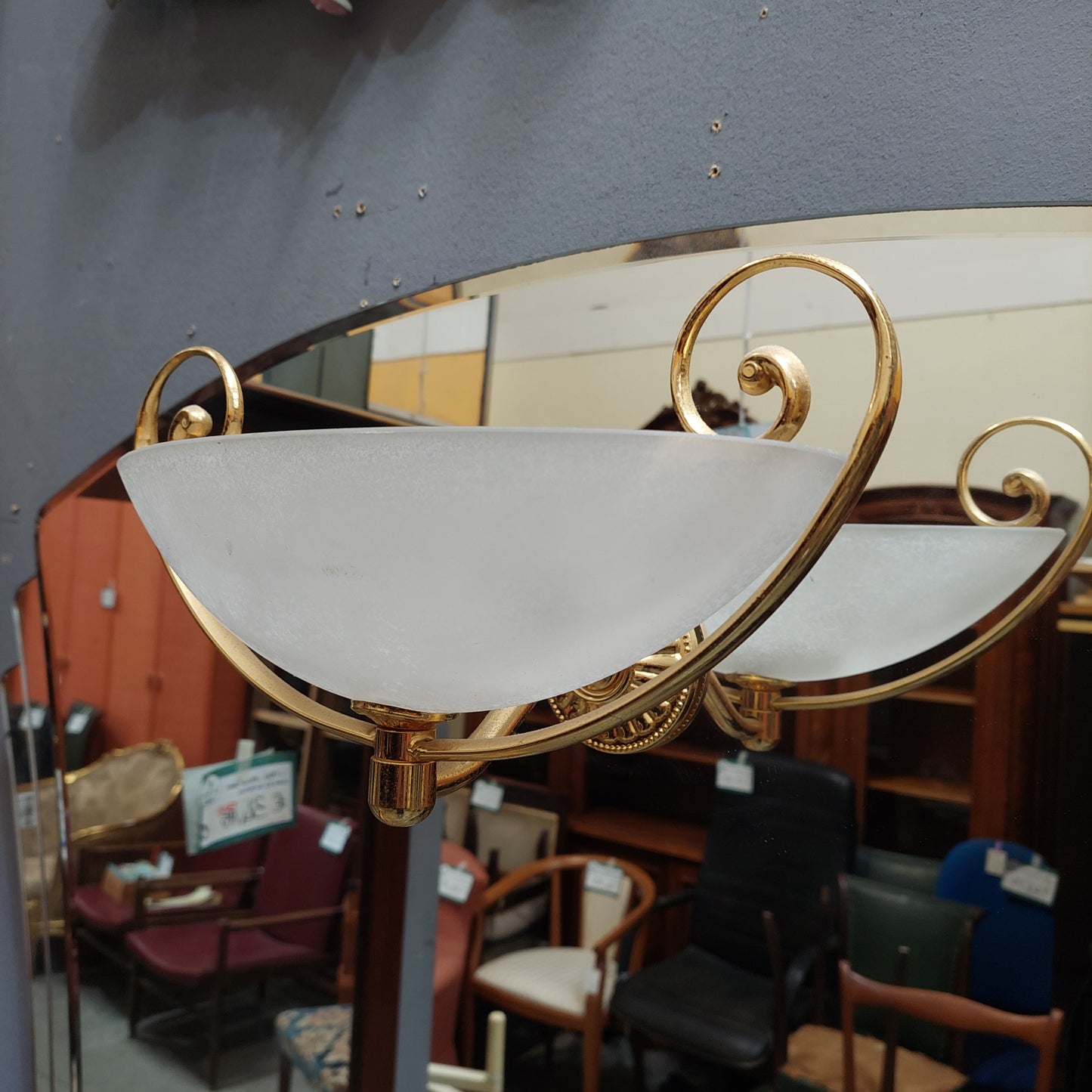 Specchio Bagno Vetro Molato 1/luce