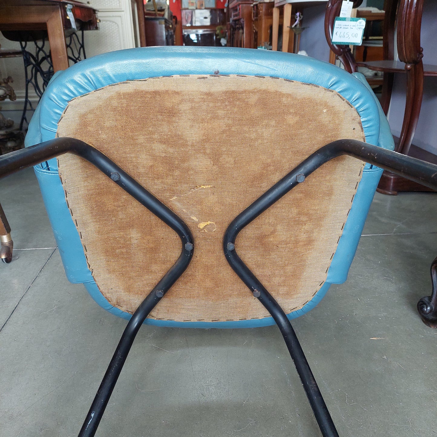Poltroncina Vintage Blu Anni 60