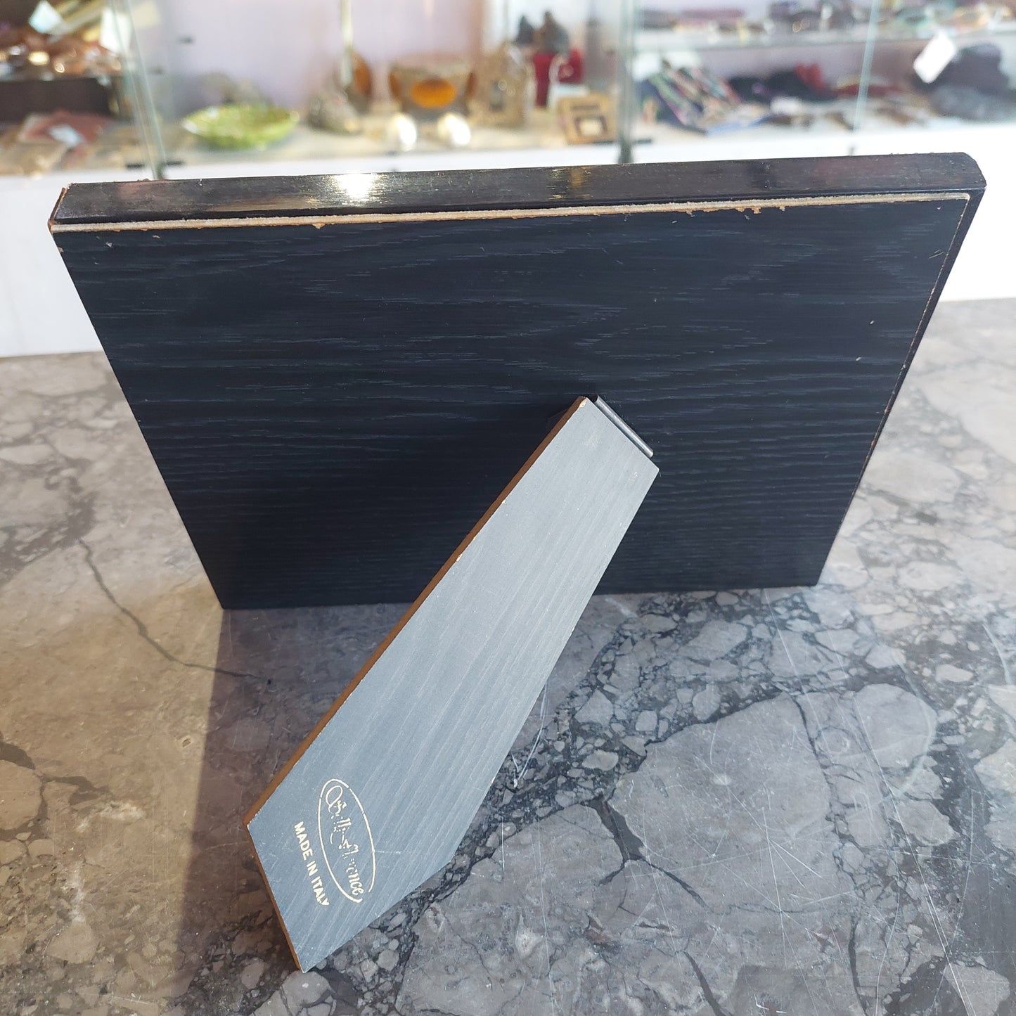 Cornice Portafoto Radica * Con Fregi Ottone
