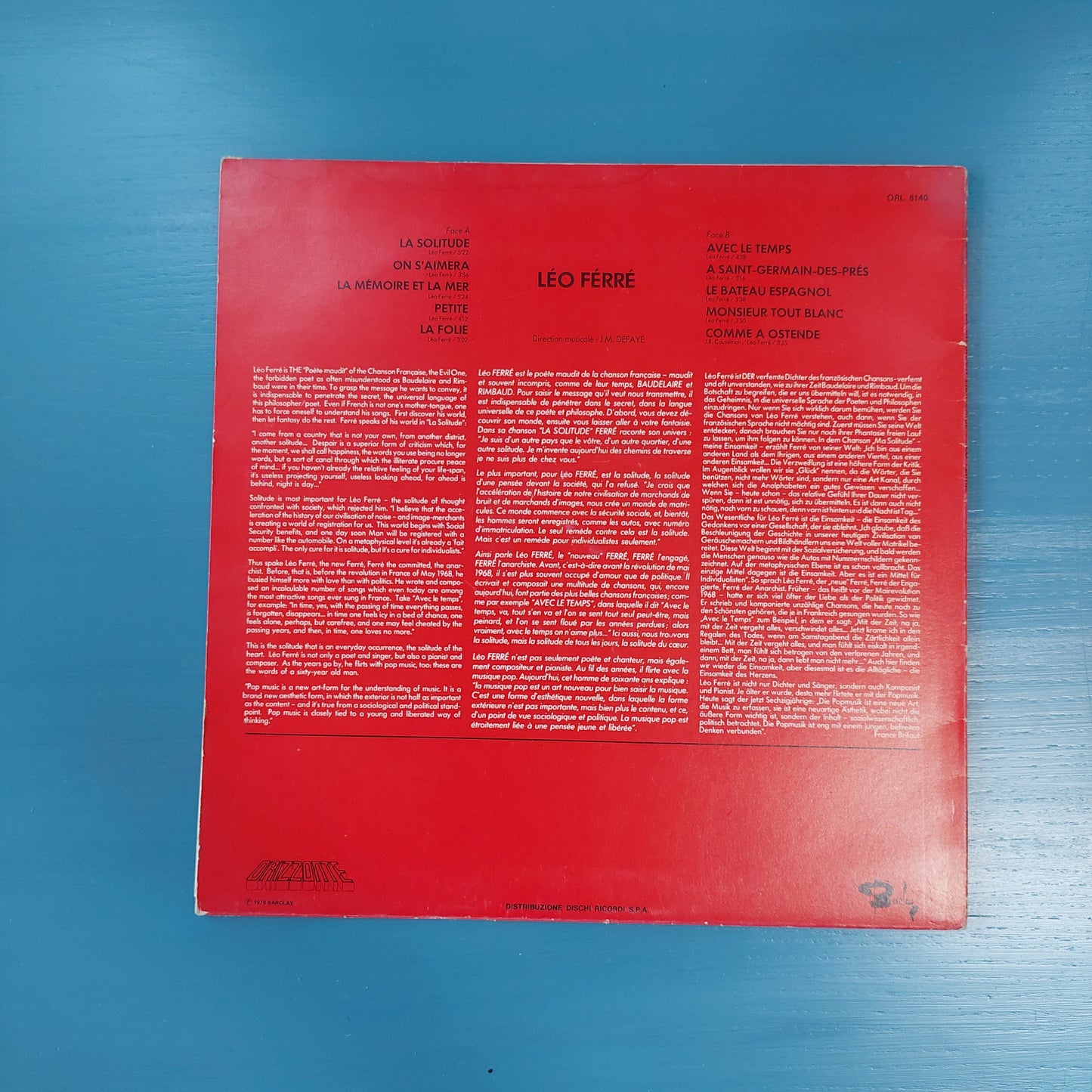 Vinile - Léo Ferré – La Chanson Française