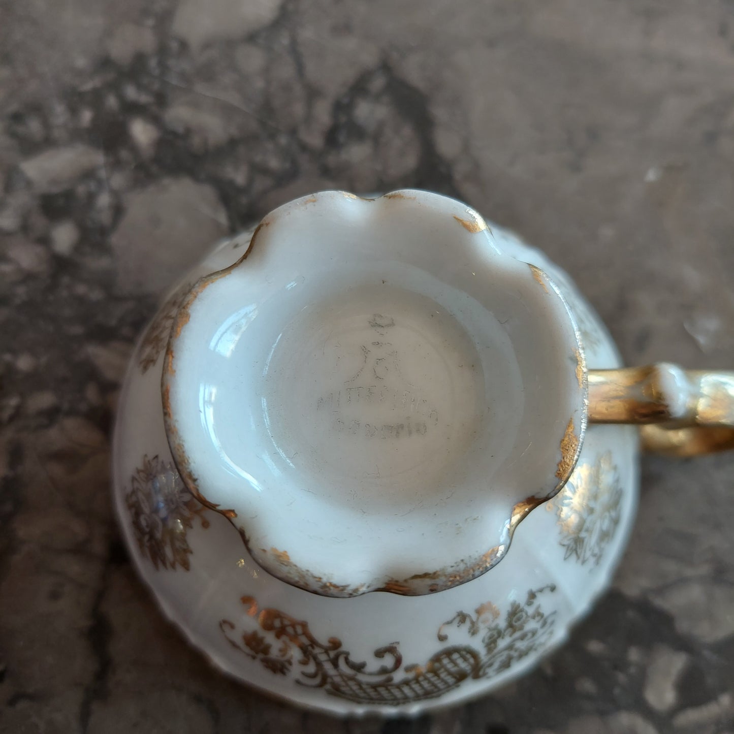 Tazzina Caffè Porcellana Bavaria Mitterteich Deoro Oro