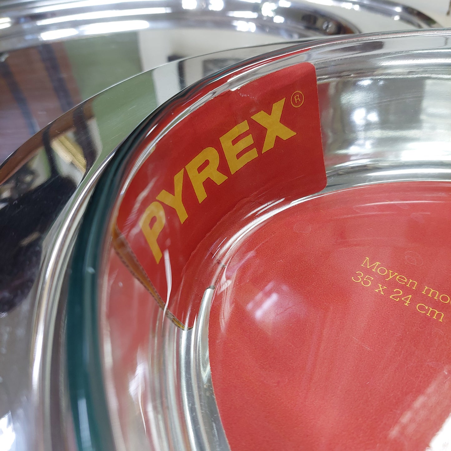 Pirofila Pyrex Portavivande Silver Plated Richard Ginori