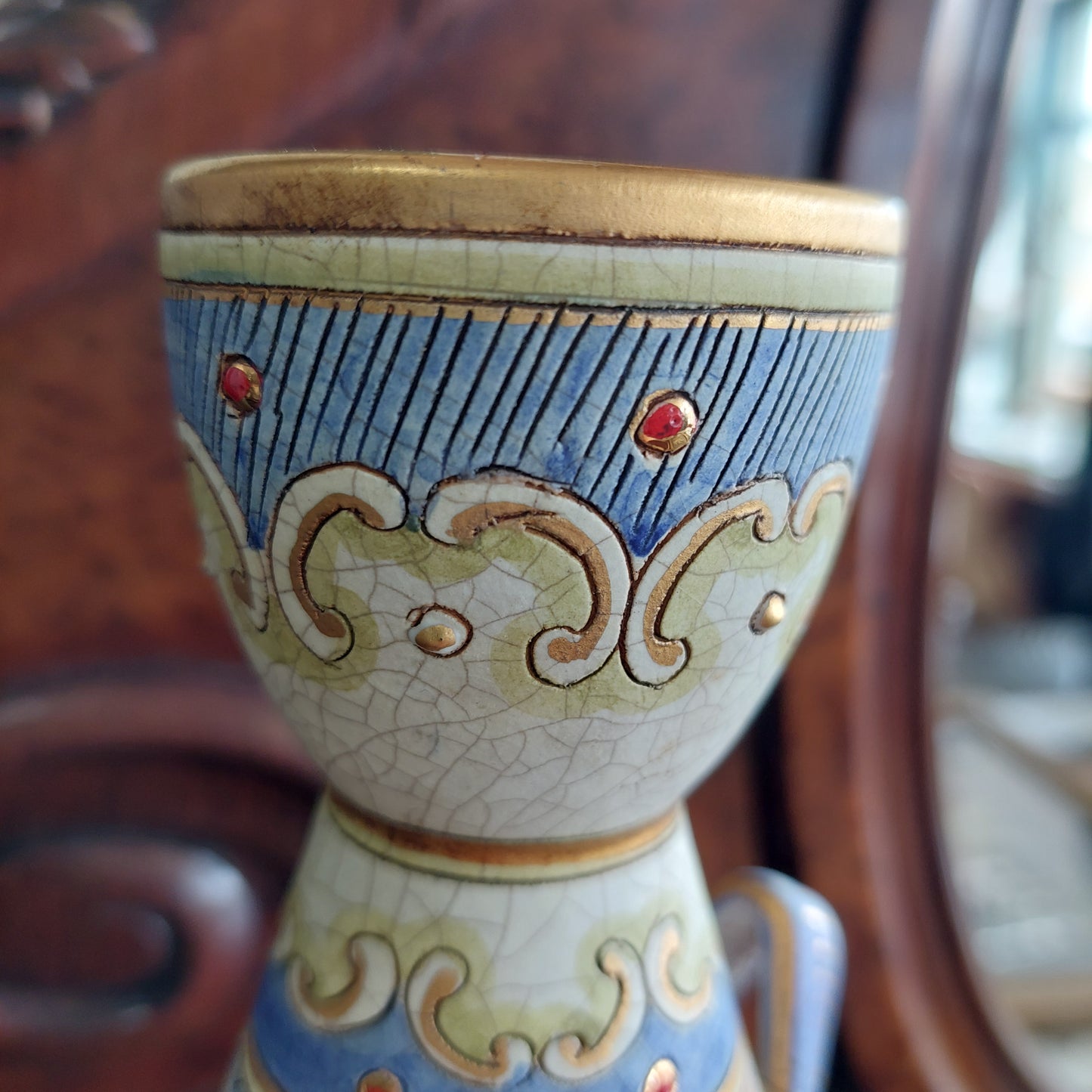 Vaso Ceramica* Deruta Firmato Gialletti Vg