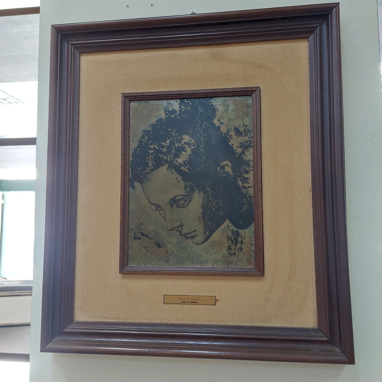 Quadro "viso Di Donna" Di Cassinari