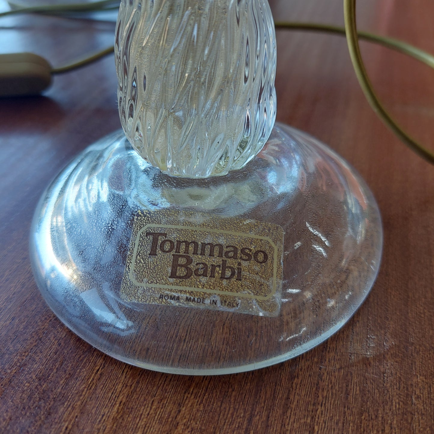 Lampada Vetro Di Murano Tommaso Barbi