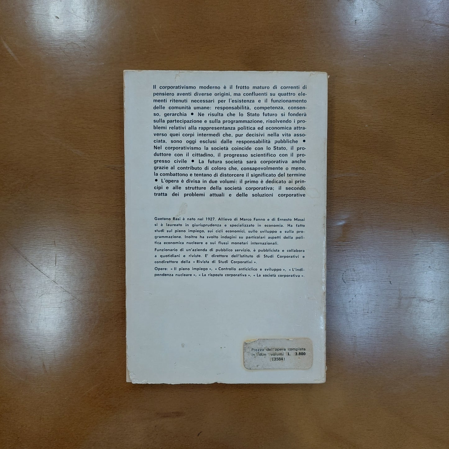 L/ La Società Corporativa - Gaetano Rasi
