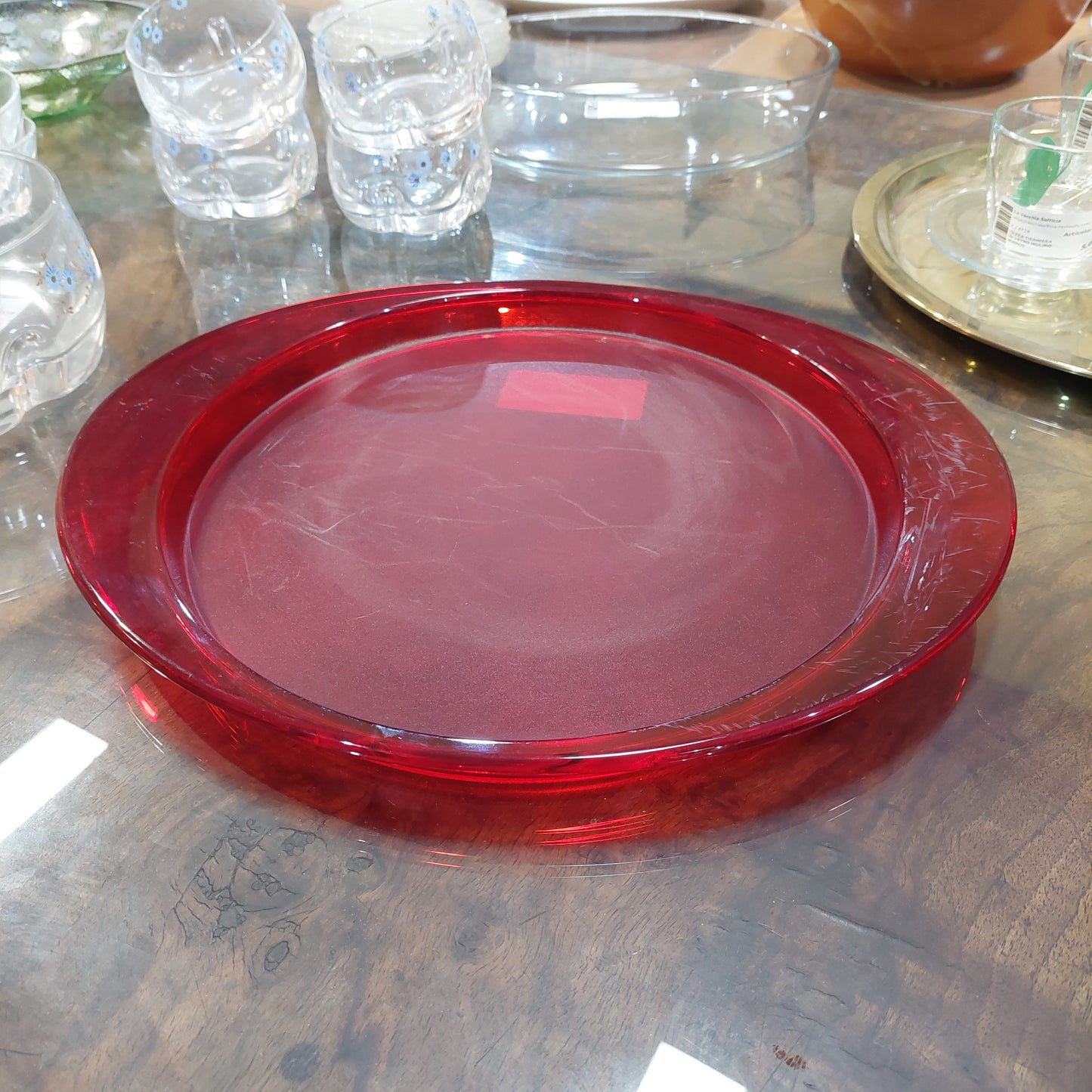 Vassoio* Ovale Rosso Feeling Guzzini Cm39x33