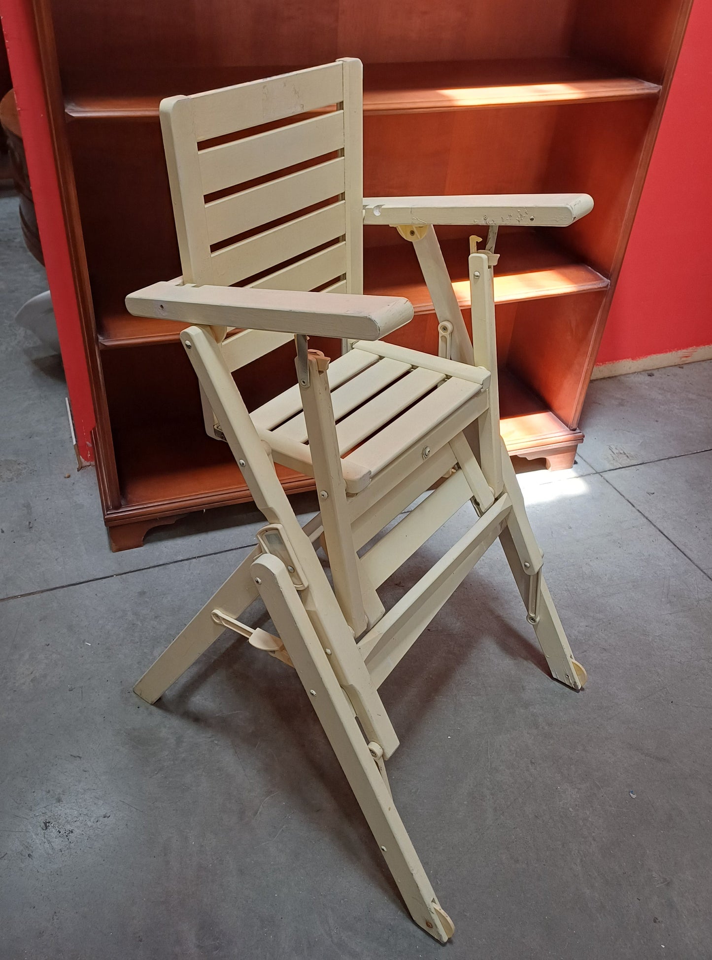 Seggiolone Pappa Legno Foppadepretti Vintage