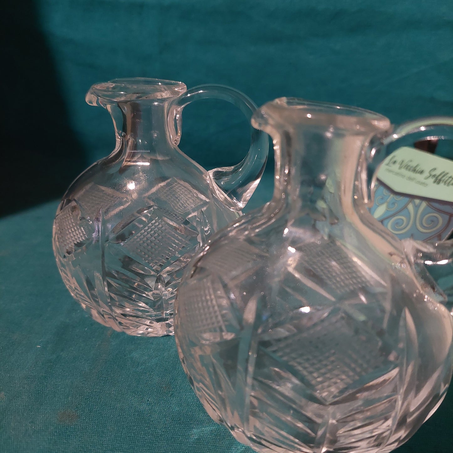 Set/olio E Aceto Cristallo Molato