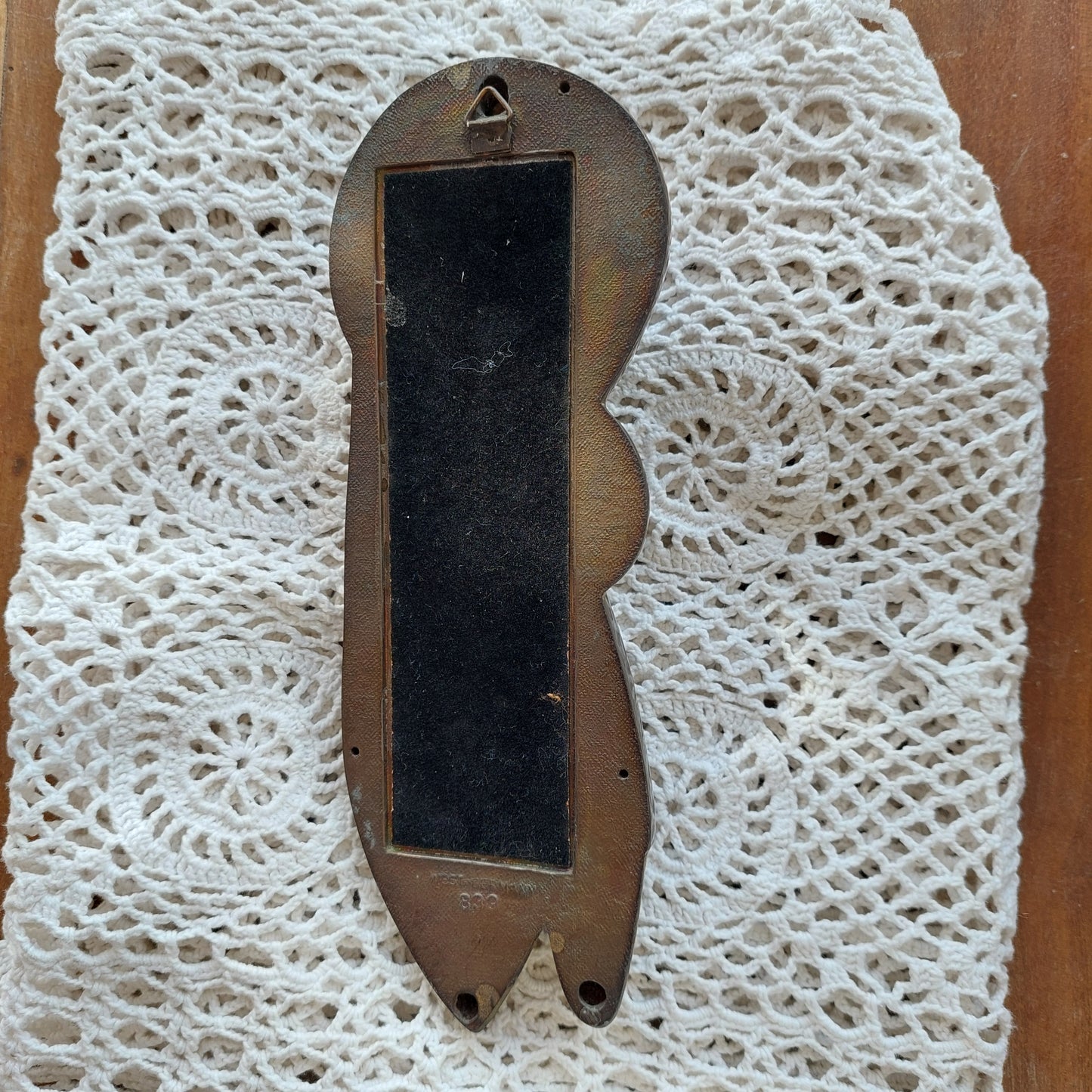 Capezzale Madonna Con Bambino Ottone West Germany