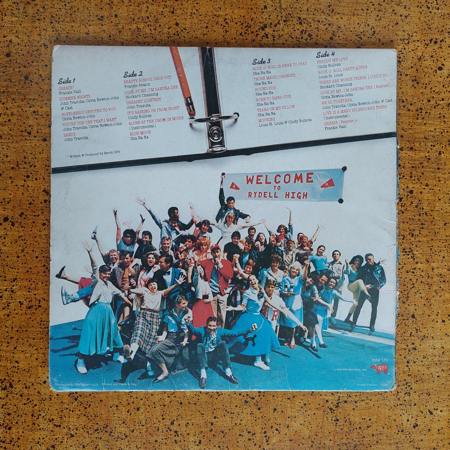V/ "grease" Colonna Sonora Originale Del Film
