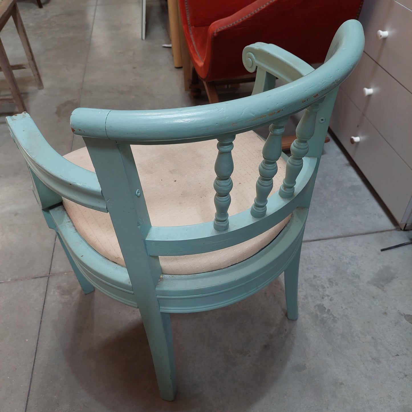 Poltroncina * Legno Turchese